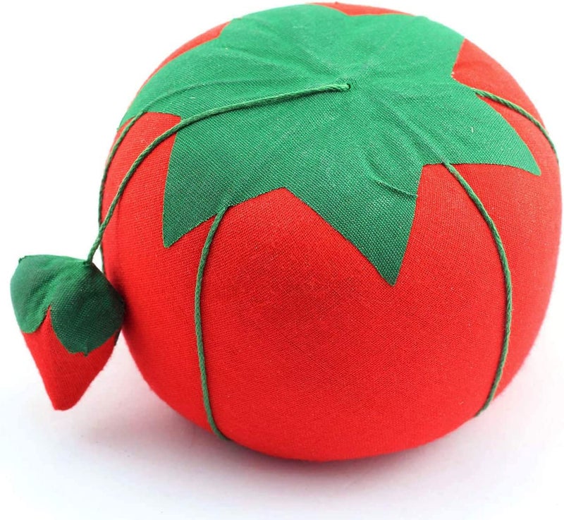 bouti1583 3PCS Tomato Shaped Needle Pin Cushion DIY Handcraft Tool for Cross Stitch Sewing Home Sewing Needle Pin Cushion Pillow Pincushion - Image 3